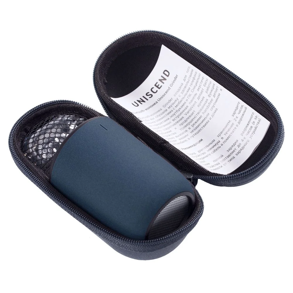 Беспроводная колонка Uniscend Grinder, синяя - фото 4