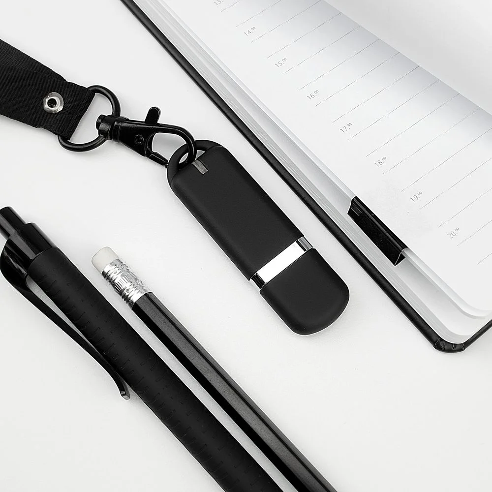 Флешка Memo 8 Гб черная - фото 4