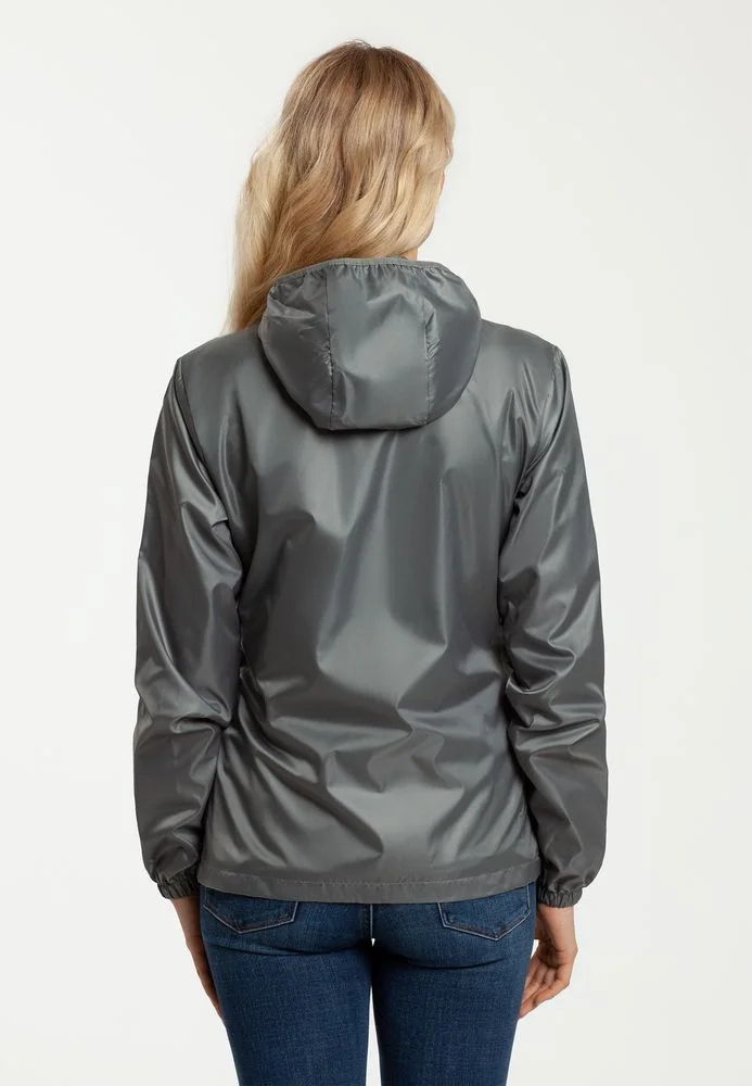 Ветровка женская Fastplant серая - фото 9