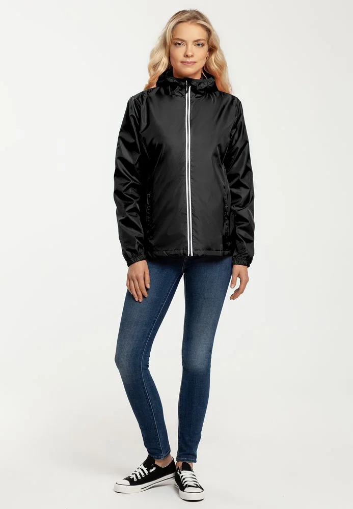 Ветровка женская Fastplant черная - фото 10