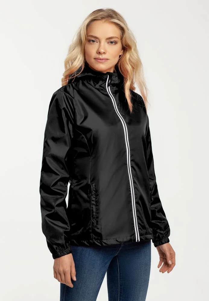 Ветровка женская Fastplant черная - фото 8