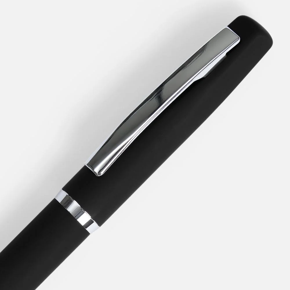 Ручка шариковая Bolt Soft Touch, черная - фото 3