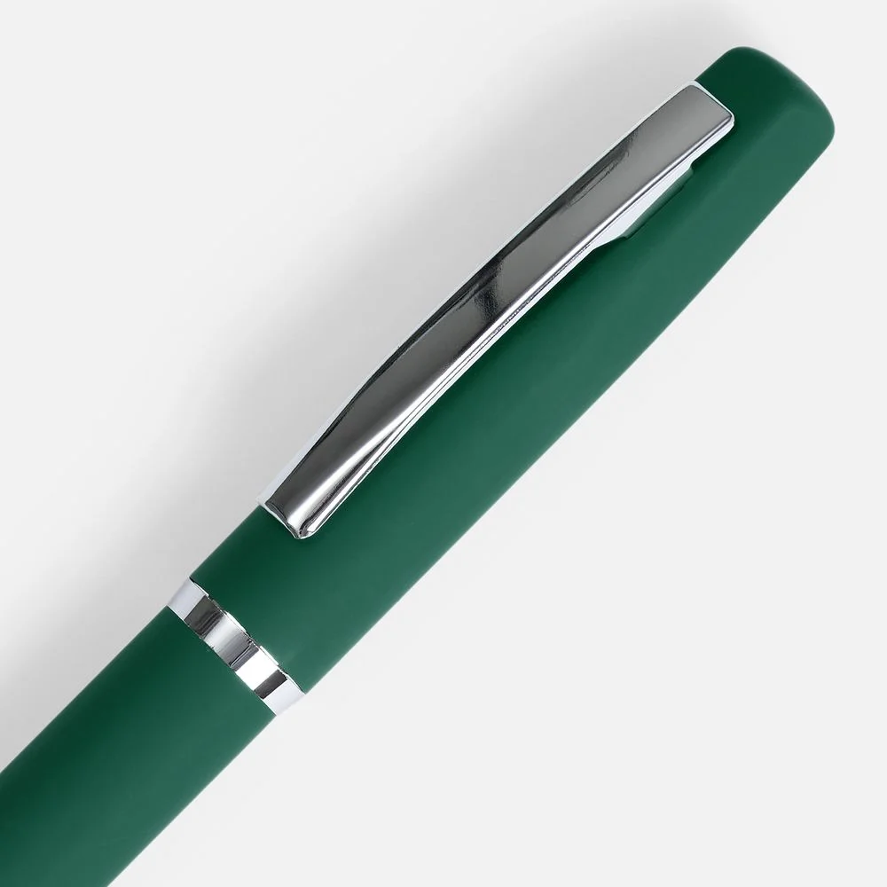 Ручка шариковая Bolt Soft Touch зеленая - фото 3