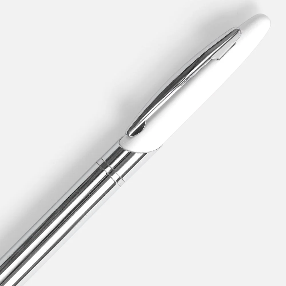 Ручка шариковая Dagger Soft Touch белая - фото 3