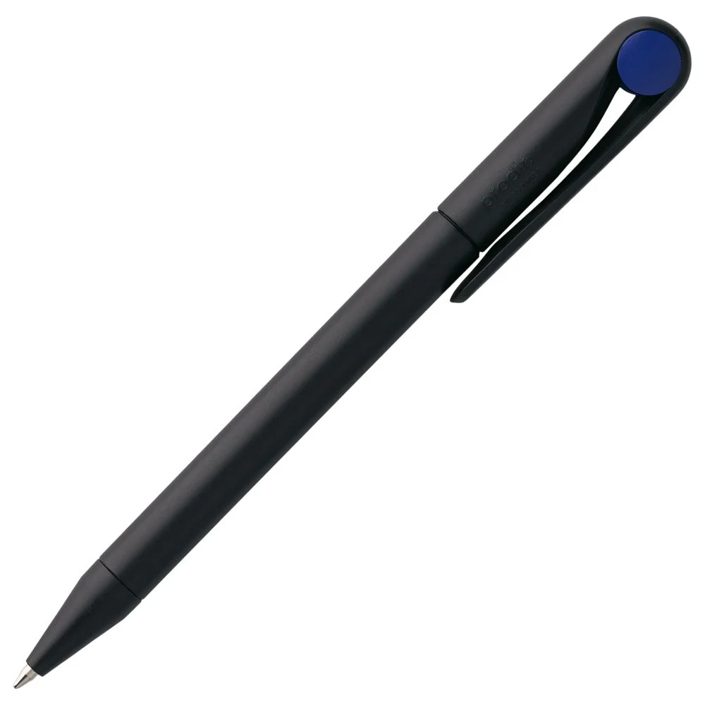 Ручка шариковая Prodir DS1 TMM Dot черная с синим - фото 3