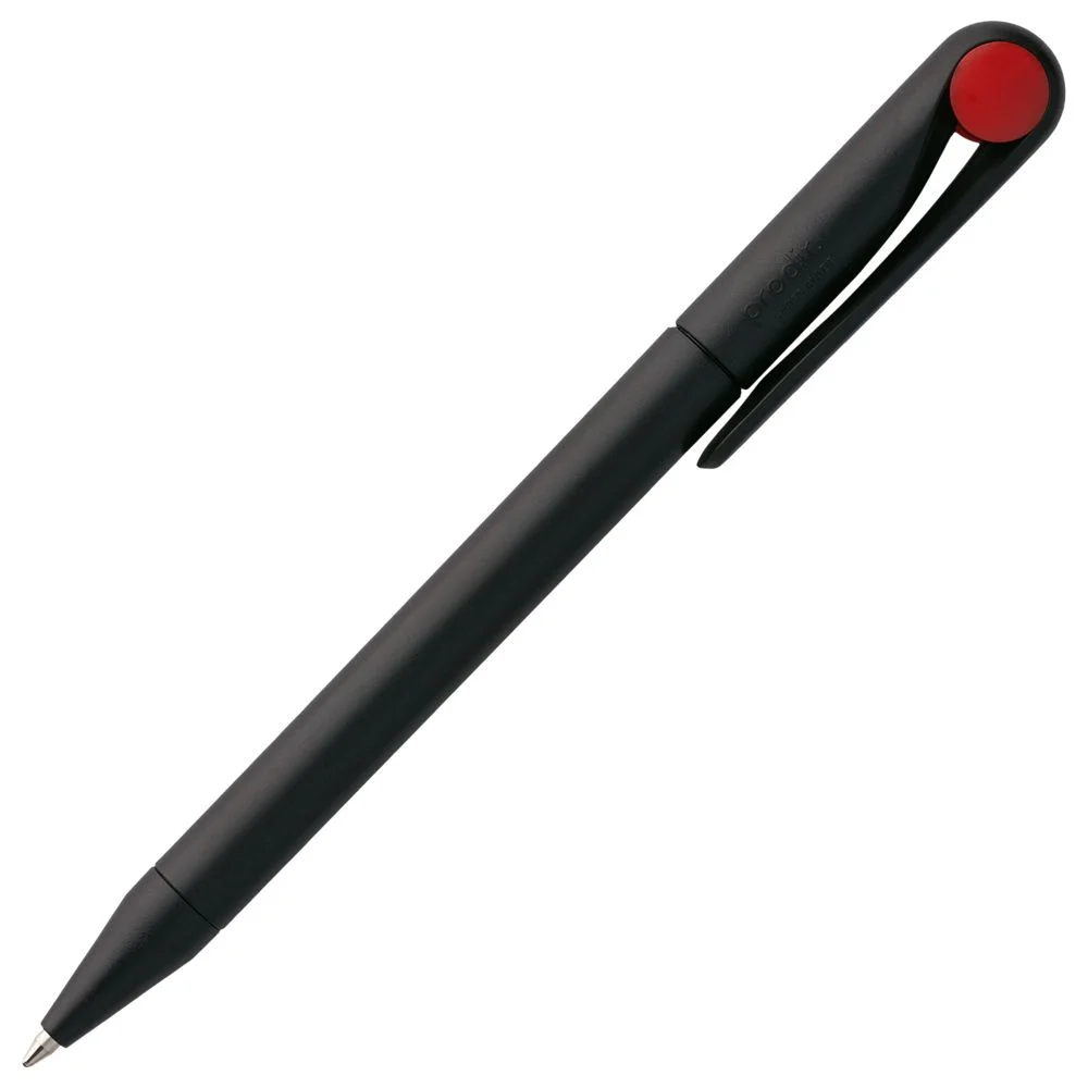 Ручка шариковая Prodir DS1 TMM Dot черная с красным - фото 3