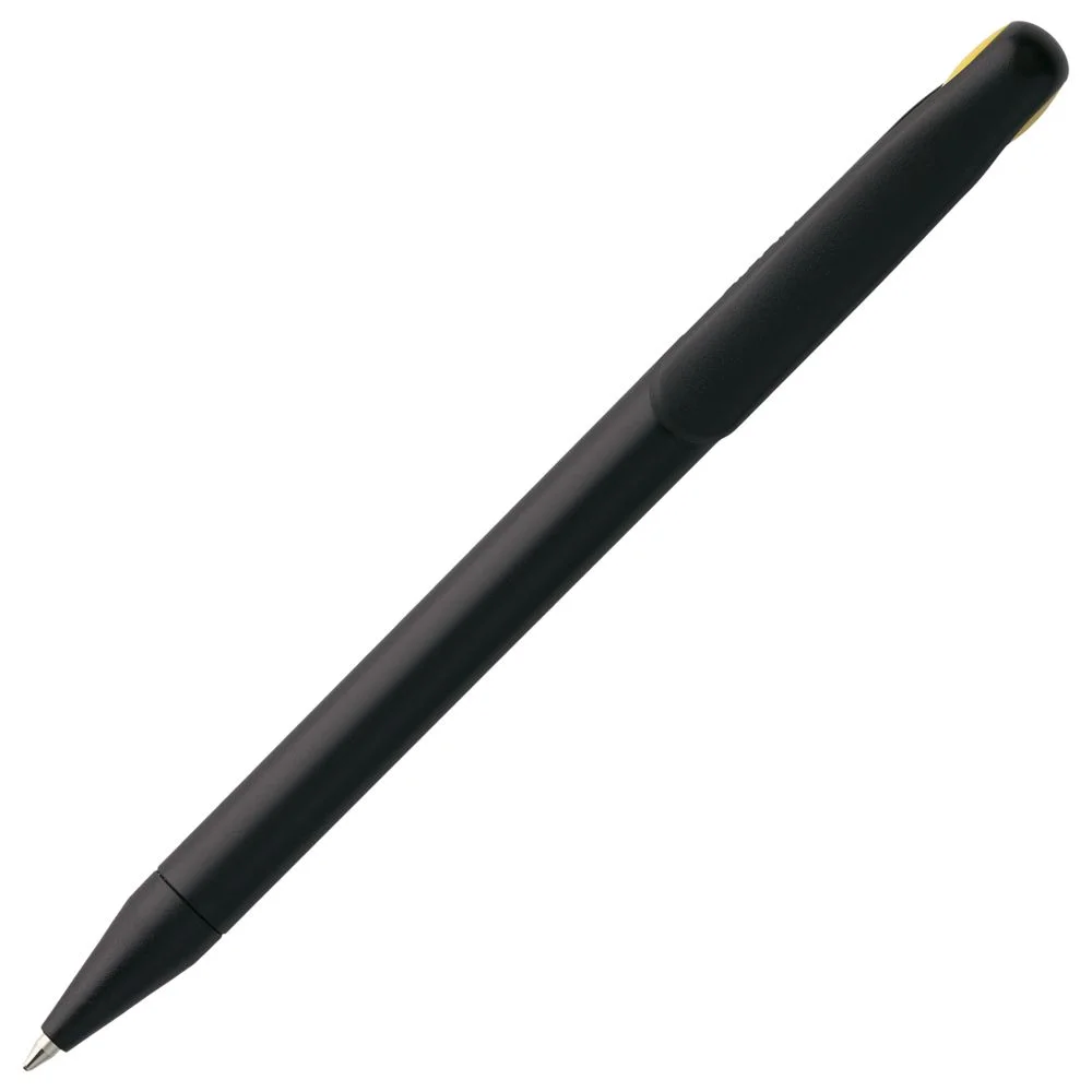 Ручка шариковая Prodir DS1 TMM Dot черная с желтым - фото 4