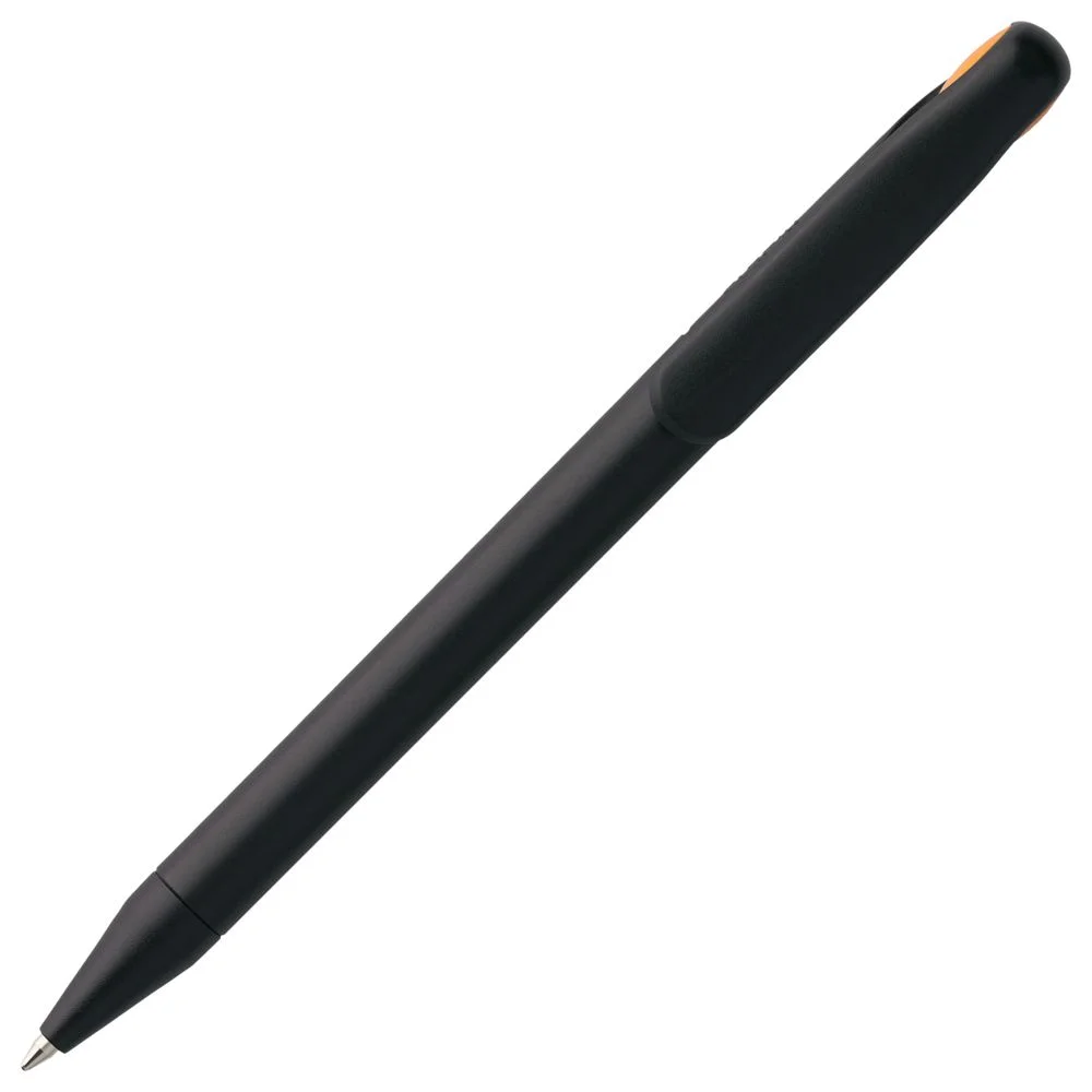 Ручка шариковая Prodir DS1 TMM Dot черная с оранжевым - фото 4