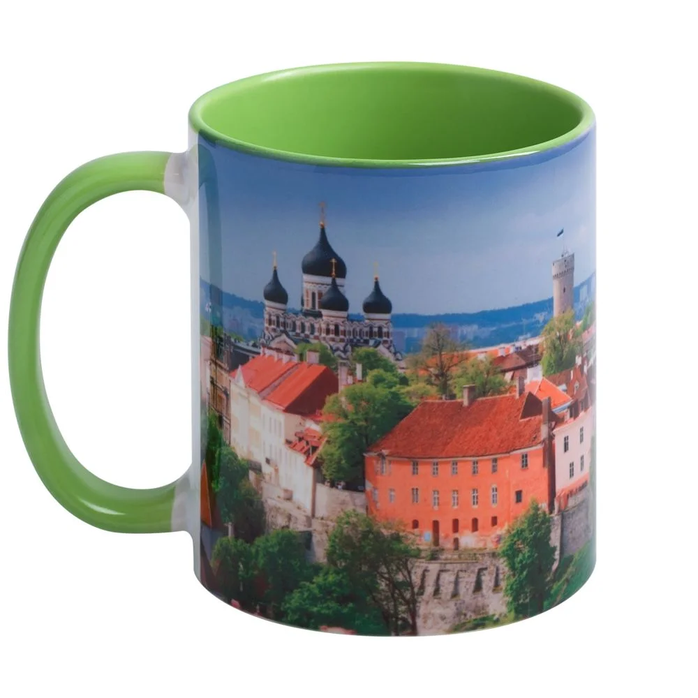 Кружка Promo Plus для сублимационной печати зеленое яблоко - фото 4