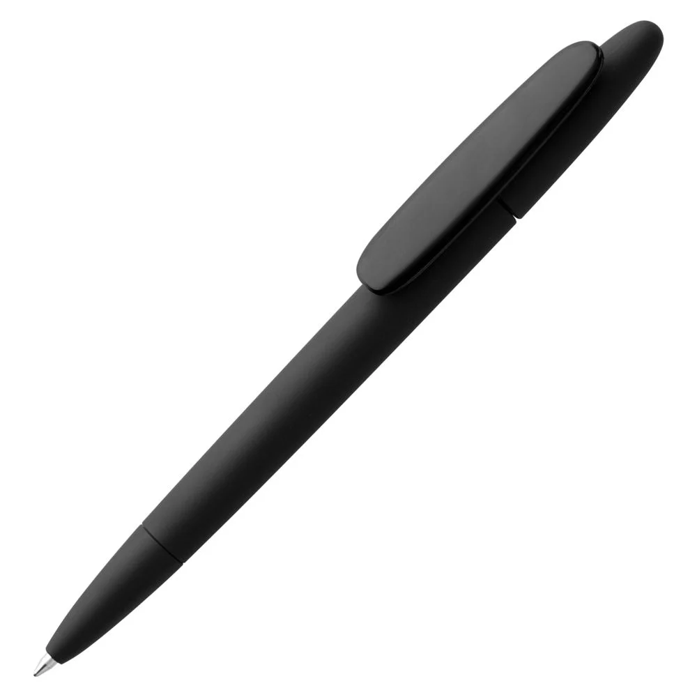 Ручка шариковая Prodir DS5 TRR-P Soft Touch, черная - фото 1