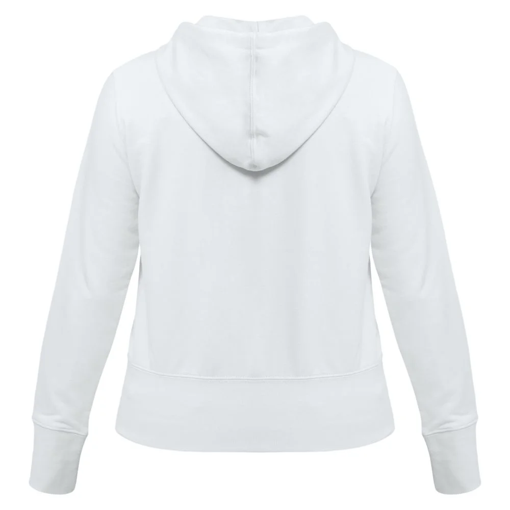 Толстовка женская Hooded Full Zip белая - фото 3