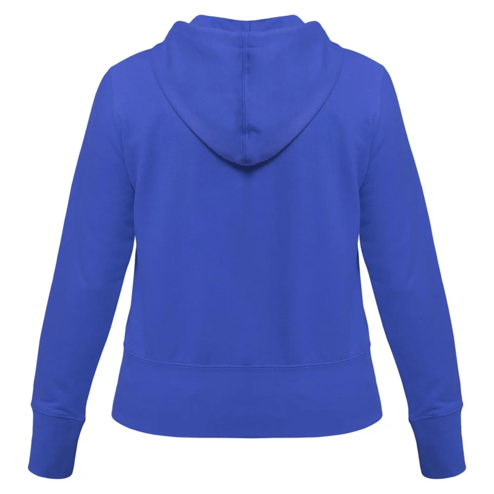 Толстовка женская Hooded Full Zip ярко-синяя - фото 3