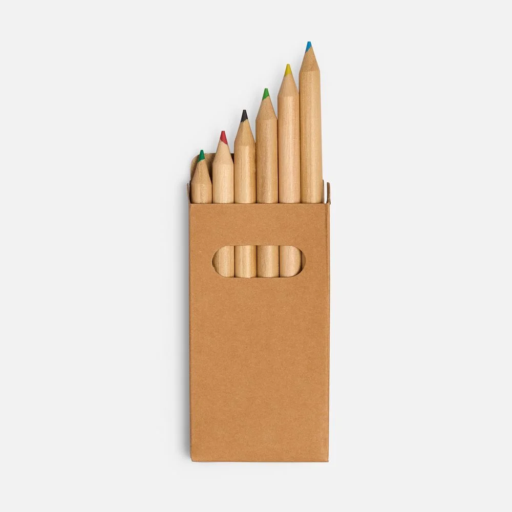 Набор цветных карандашей Pencilvania Mini крафт - фото 2