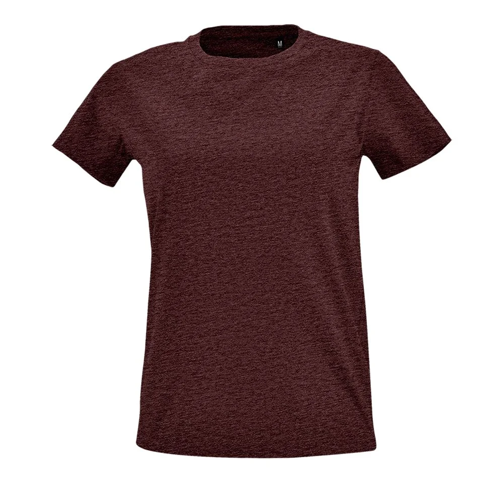 Футболка женская Imperial Fit Women бордовый меланж - фото 1