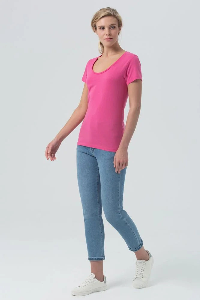 Футболка женская Metropolitan, ярко-розовая - фото 7