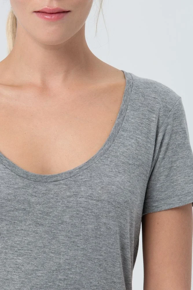 Футболка женская Metropolitan, серый меланж - фото 6