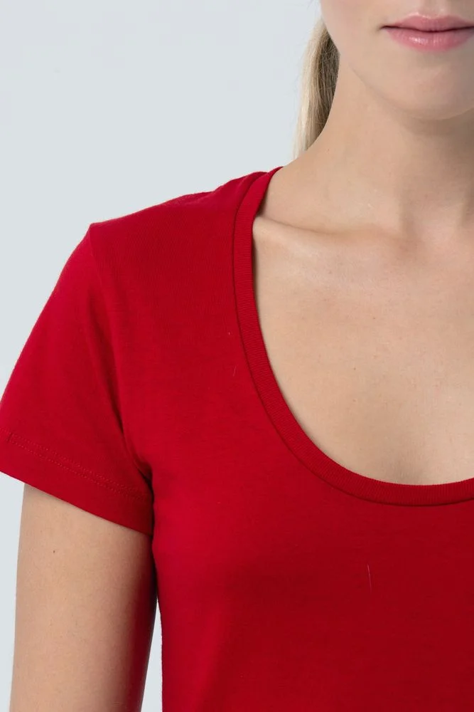 Футболка женская Metropolitan, красная - фото 6