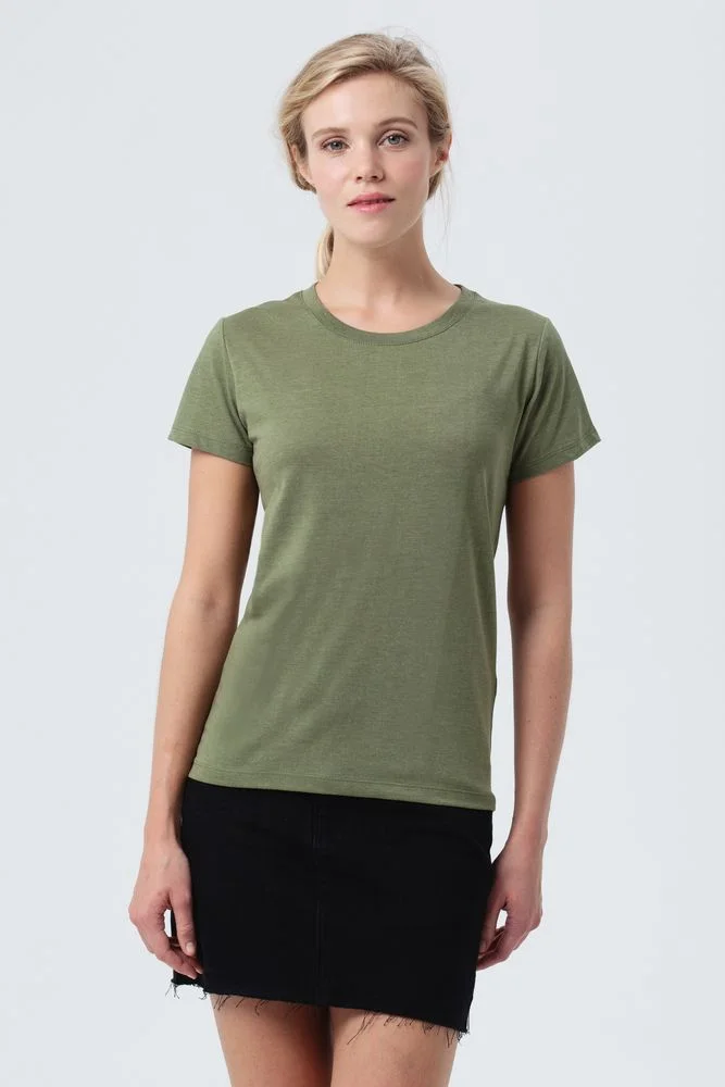 Футболка женская Regent Fit Women меланж хаки - фото 4