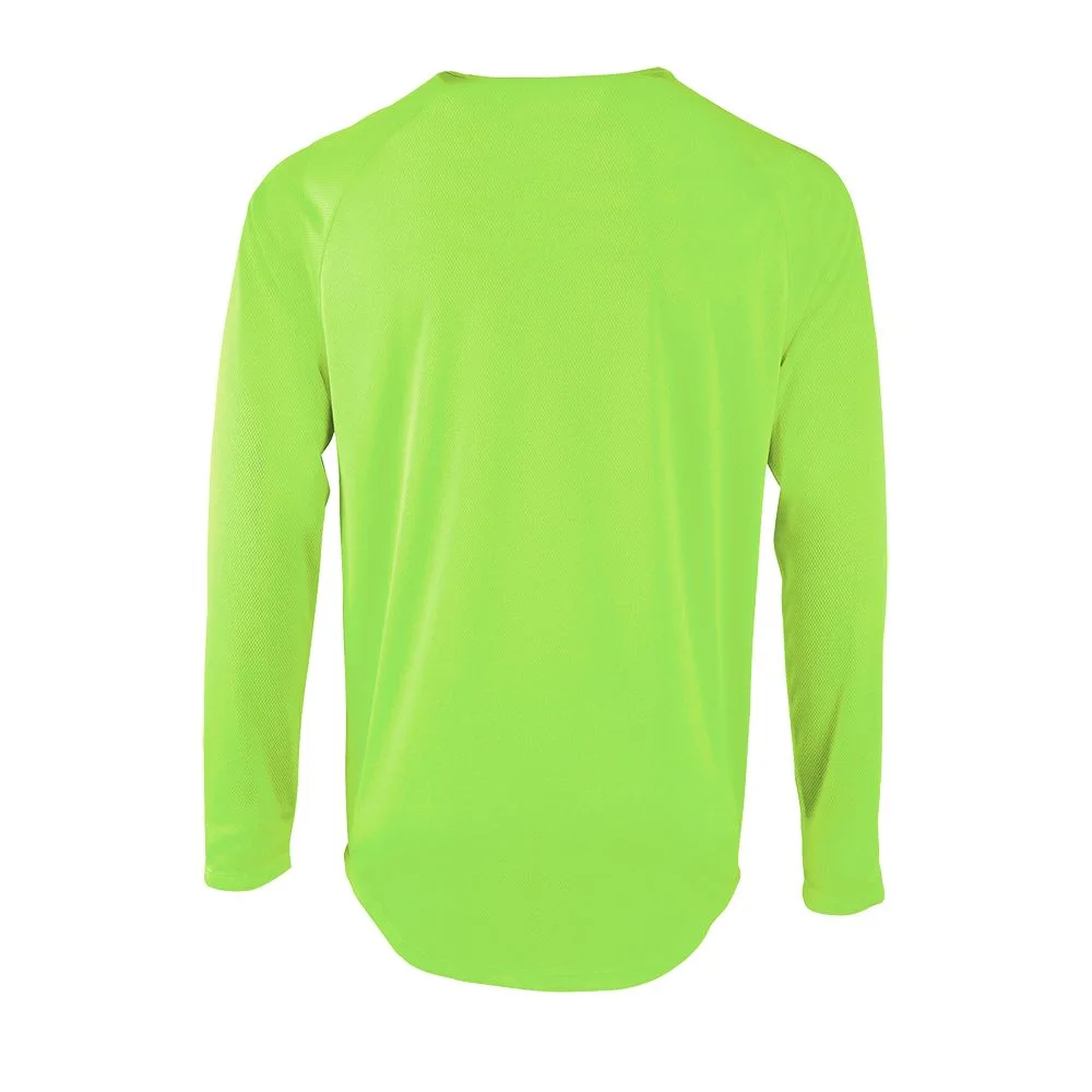 Футболка с длинным рукавом Sporty LSL Men неоново-зеленая - фото 2