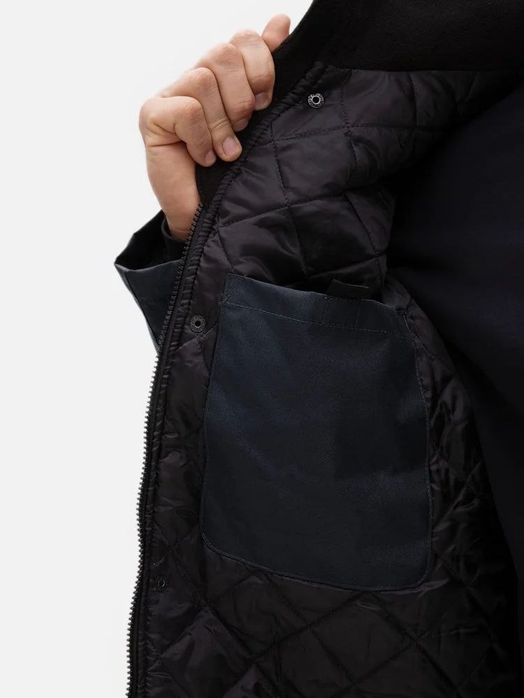 Куртка на стеганой подкладке Robyn темно-синяя - фото 10