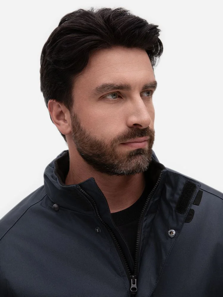 Куртка на стеганой подкладке Robyn темно-синяя - фото 11