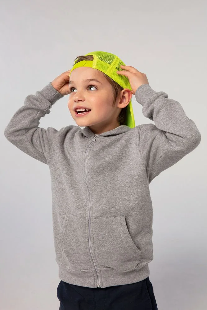 Толстовка детская Stone Kids, серый меланж - фото 5