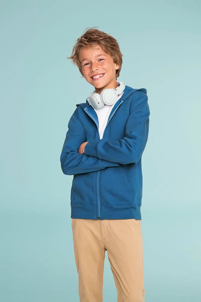 Толстовка детская Stone Kids черная - фото 4