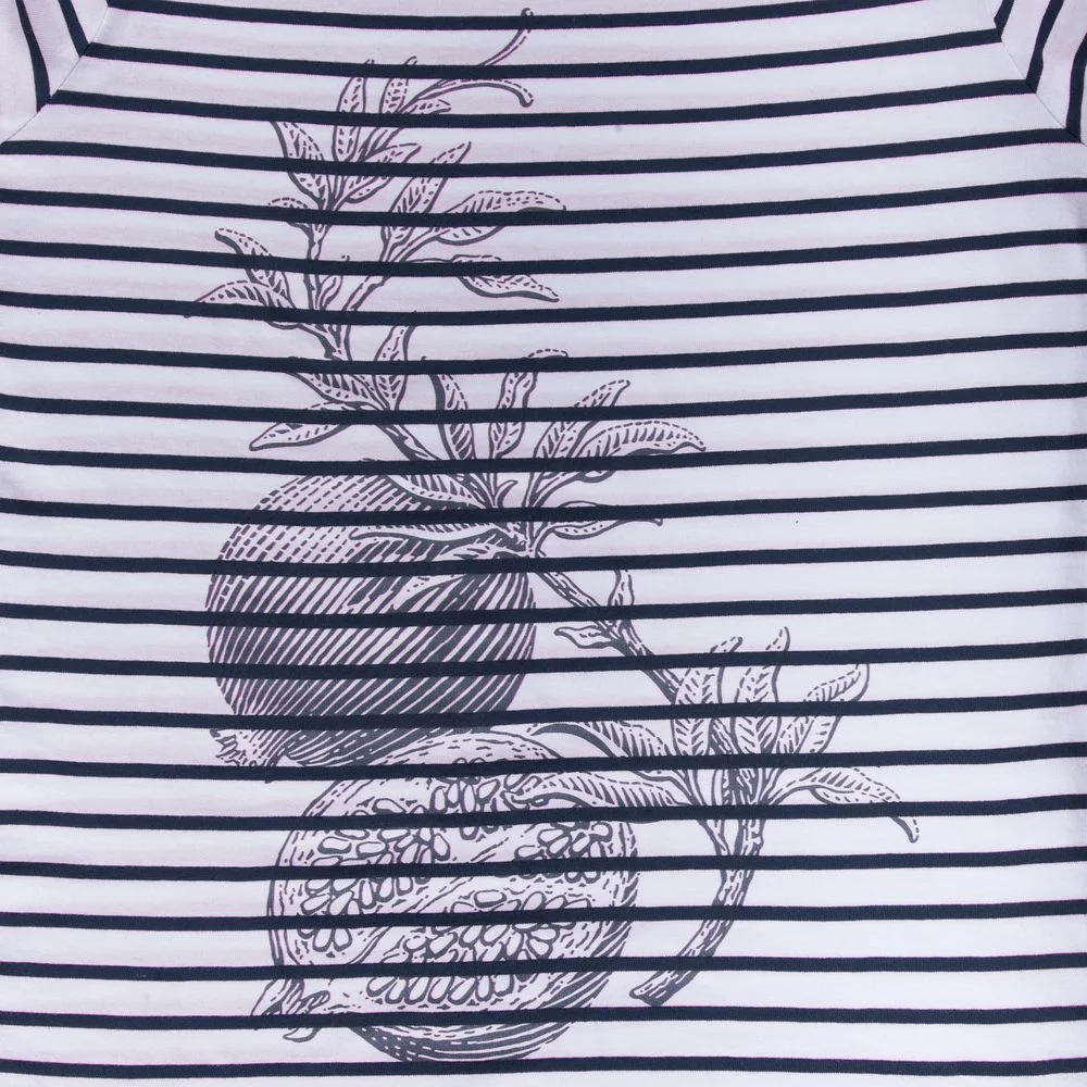 Футболка женская Grand Granat белая с синим - фото 3