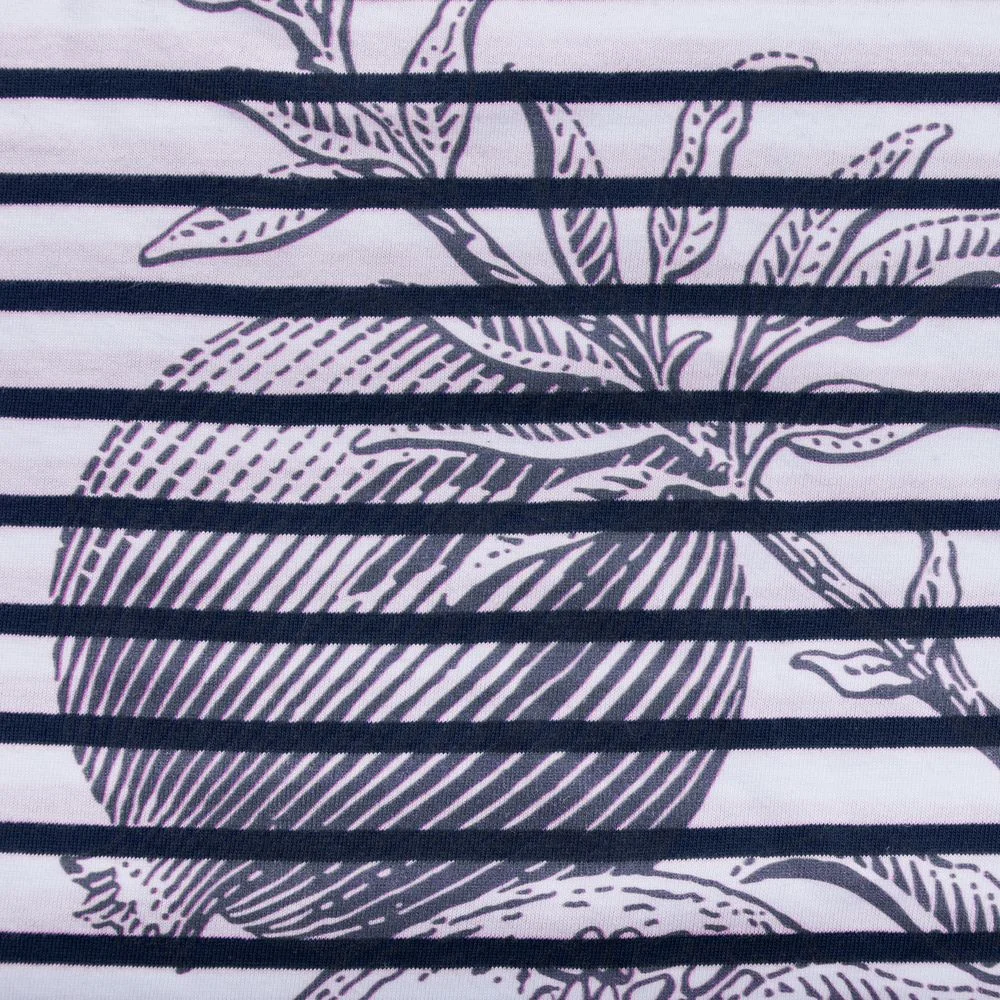 Футболка женская Grand Granat белая с синим - фото 4