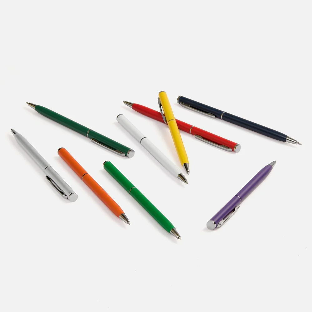 Ручка шариковая Hotel Chrome ver.2 матовая оранжевая - фото 4