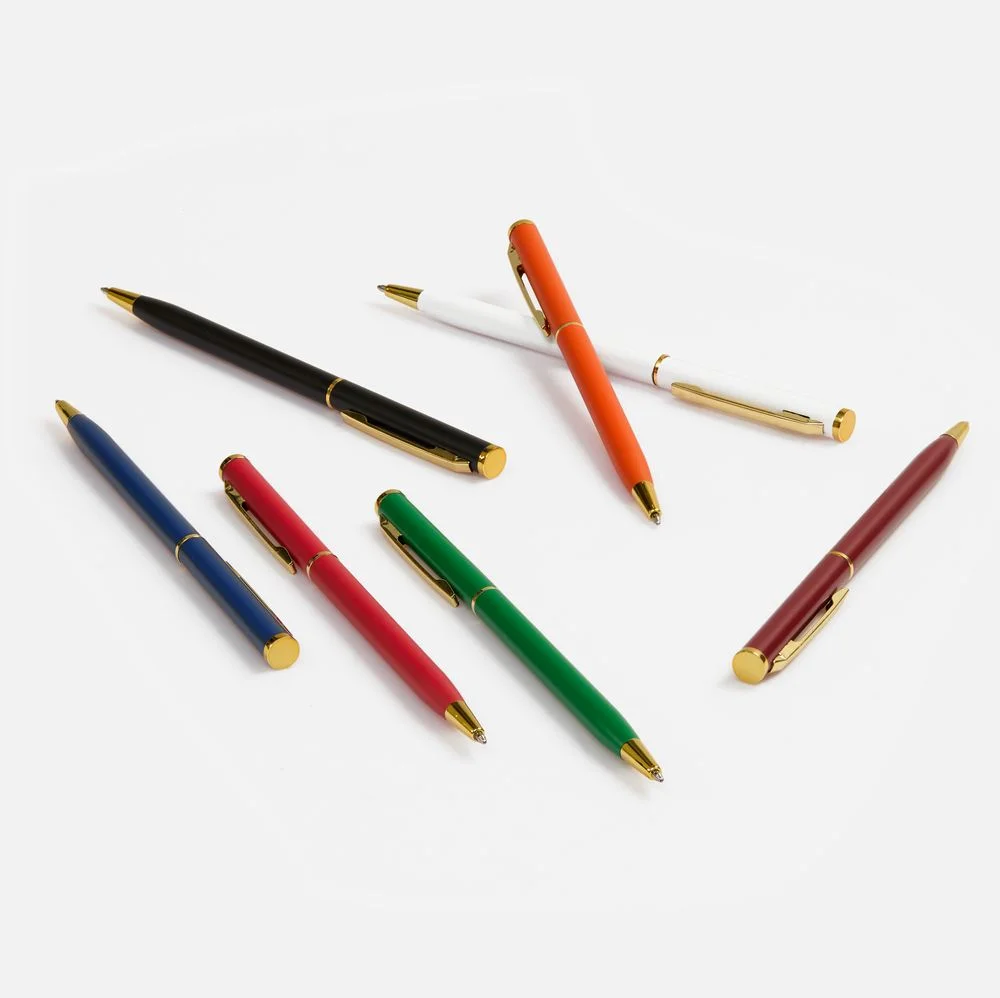 Ручка шариковая Hotel Gold ver.2 глянцевая белая - фото 5