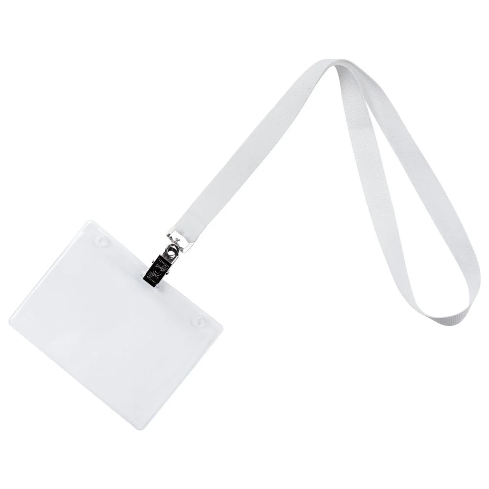 Лента для бейджа Neckband белая - фото 2