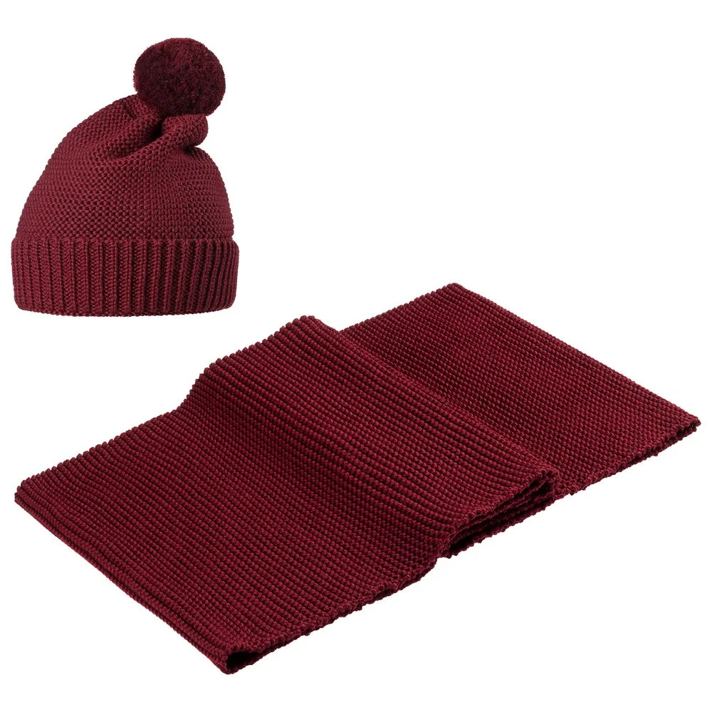 Снуд Brugge бордовый - фото 4