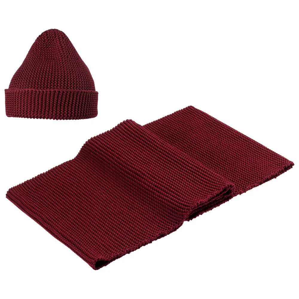 Снуд Brugge бордовый - фото 5