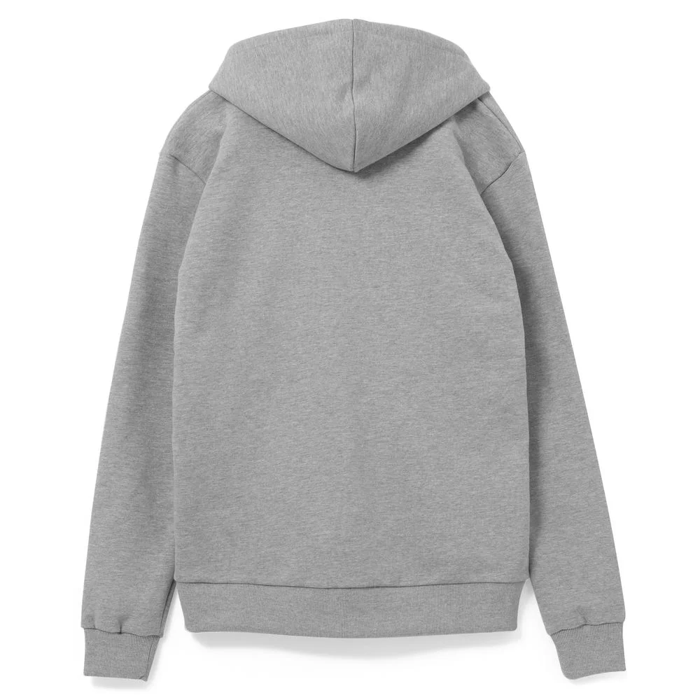 Толстовка на молнии с капюшоном Unit Siverga серый меланж - фото 2