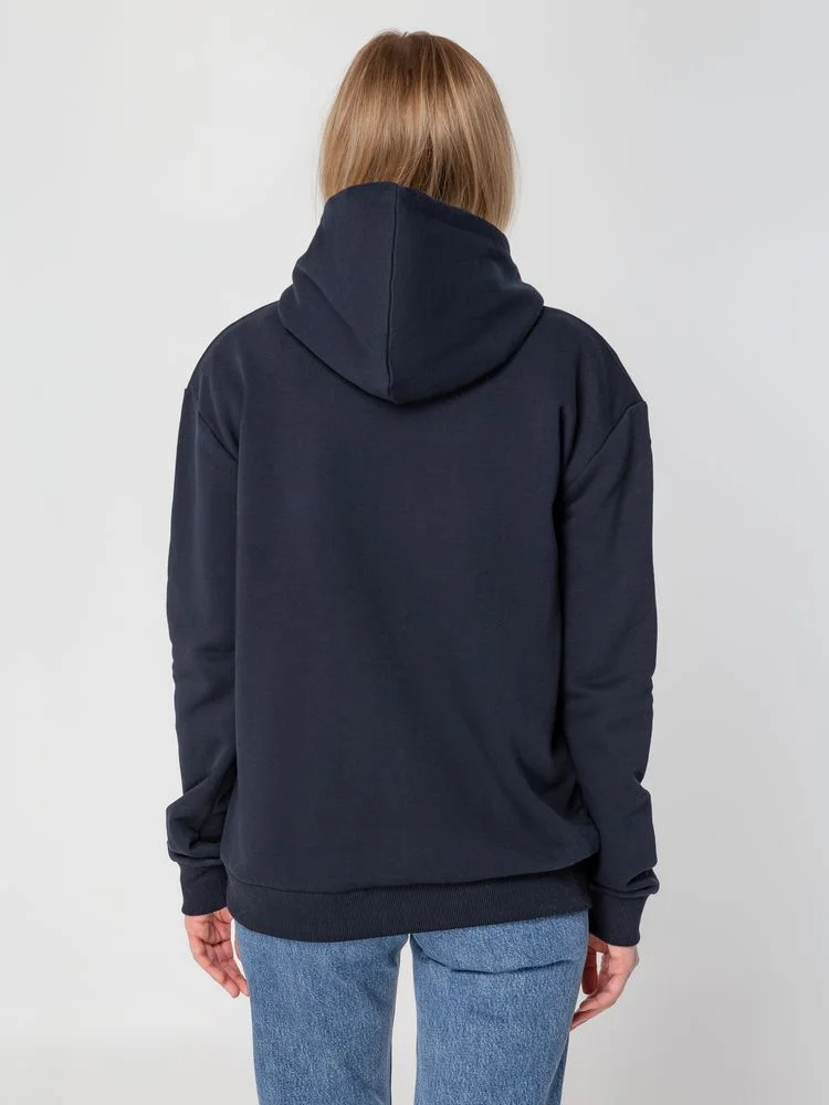 Толстовка с капюшоном Unit Kirenga Heavy темно-синяя - фото 9