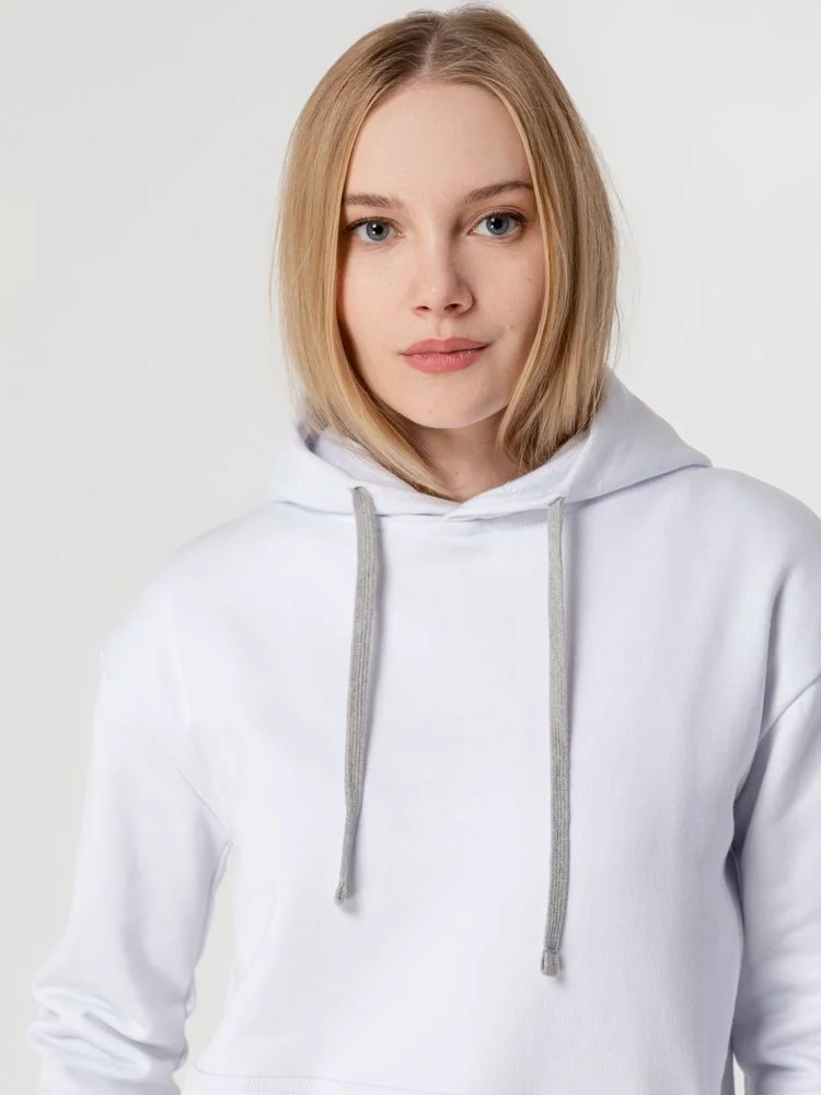 Толстовка с капюшоном Unit Kirenga Heavy белая - фото 10