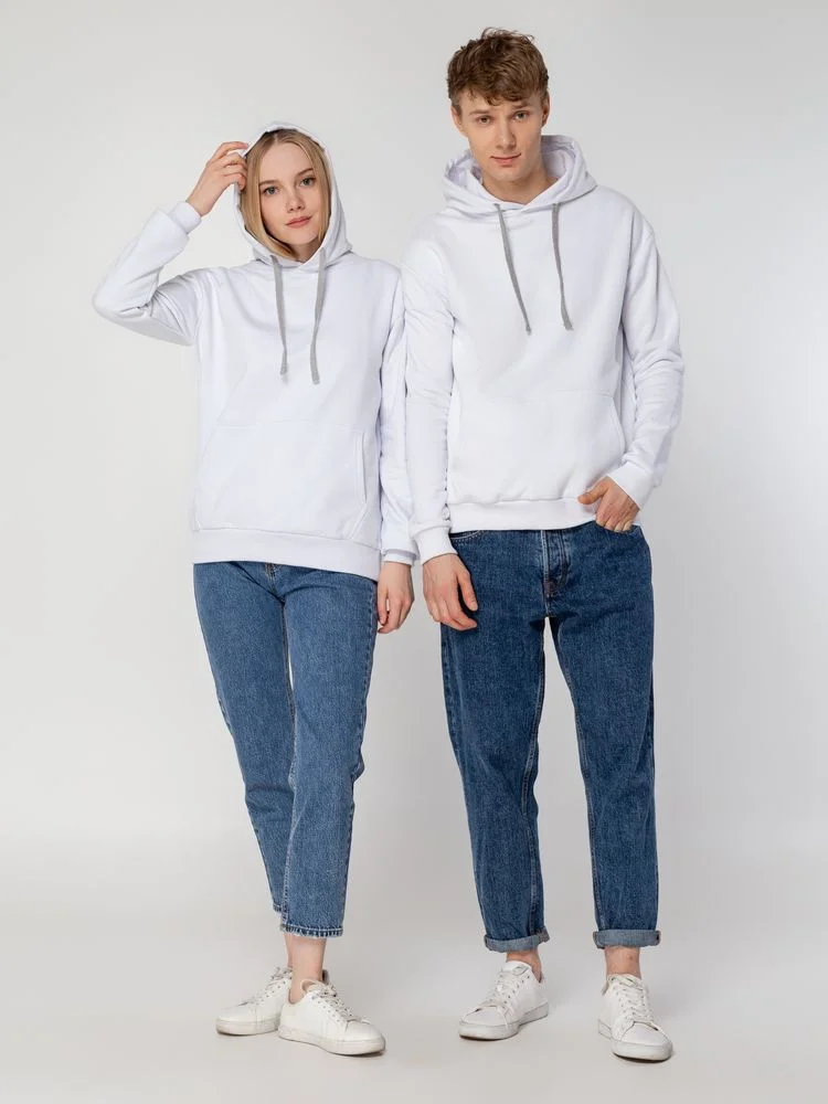 Толстовка с капюшоном Unit Kirenga Heavy белая - фото 15