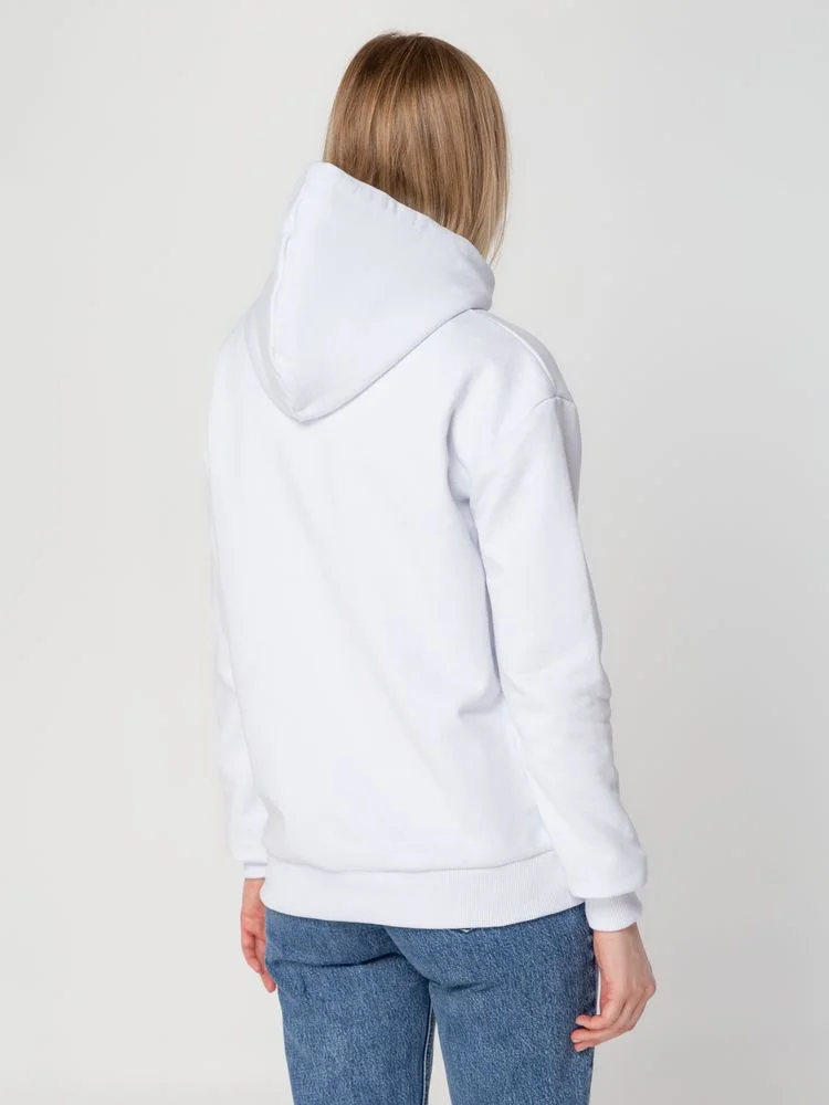 Толстовка с капюшоном Unit Kirenga Heavy белая - фото 8