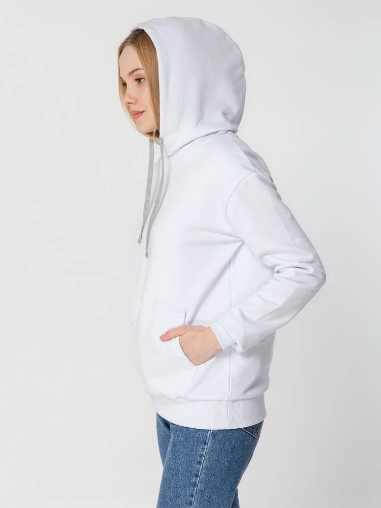 Толстовка с капюшоном Unit Kirenga Heavy белая - фото 9