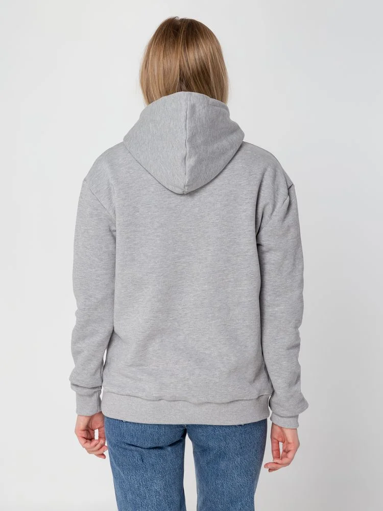 Толстовка с капюшоном Unit Kirenga Heavy серый меланж - фото 13