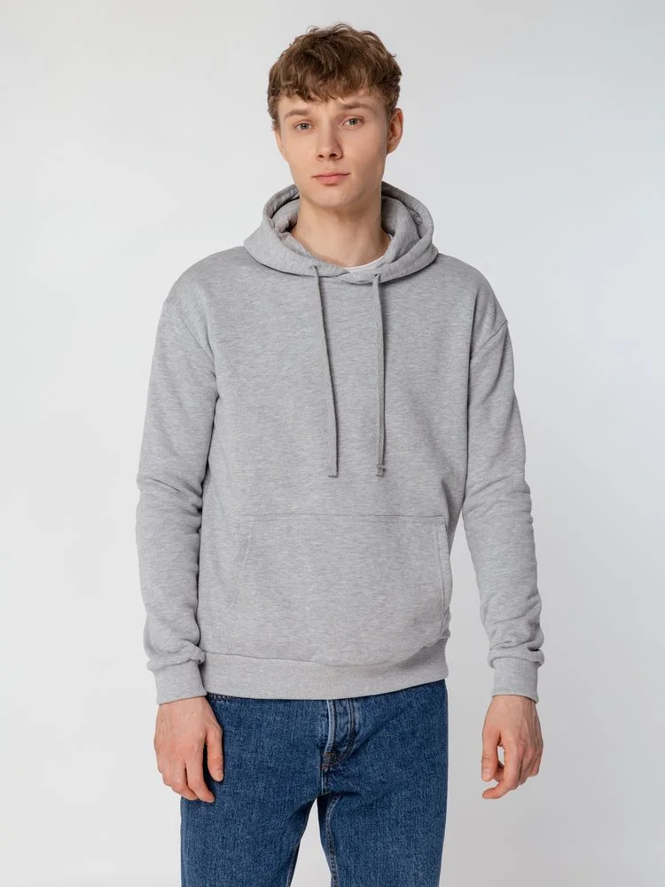 Толстовка с капюшоном Unit Kirenga Heavy серый меланж - фото 7