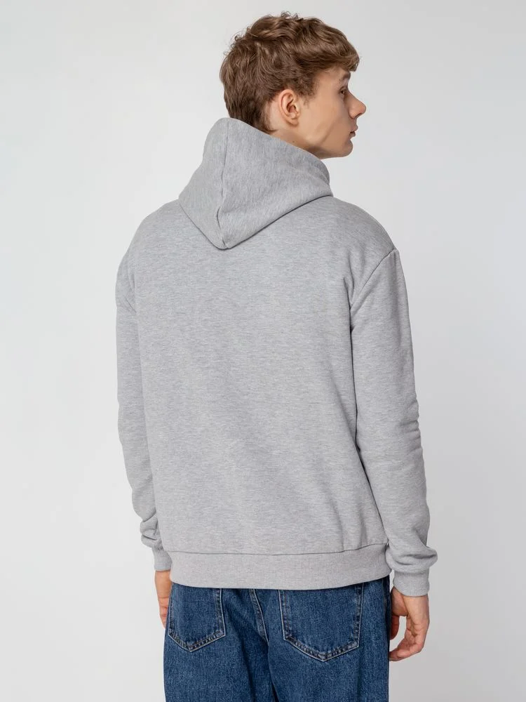 Толстовка с капюшоном Unit Kirenga Heavy серый меланж - фото 8