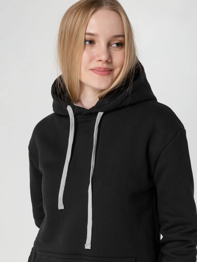 Толстовка с капюшоном Unit Kirenga Heavy черная - фото 13