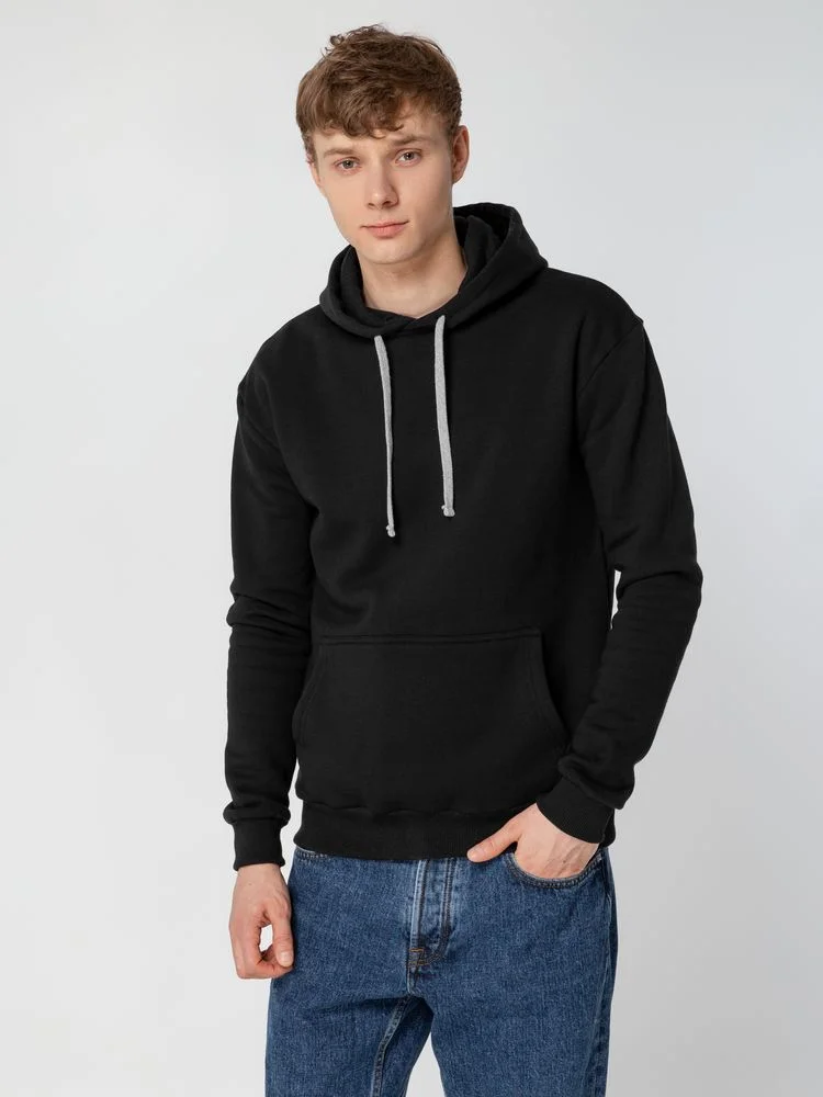 Толстовка с капюшоном Unit Kirenga Heavy черная - фото 7