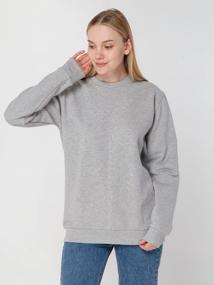 Толстовка Unit Toima Heavy серый меланж - фото 11