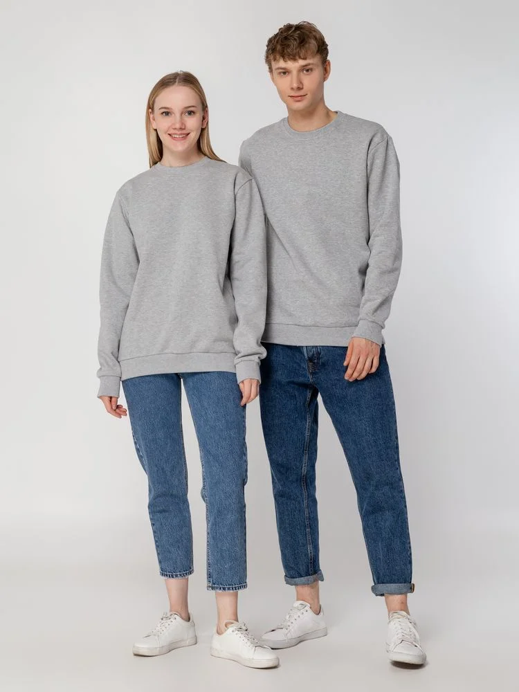 Толстовка Unit Toima Heavy серый меланж - фото 13