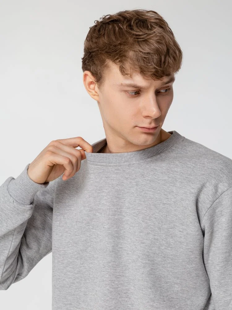 Толстовка Unit Toima Heavy серый меланж - фото 9