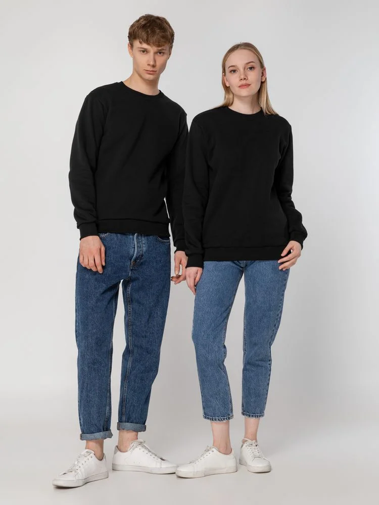 Толстовка Unit Toima Heavy черная - фото 14