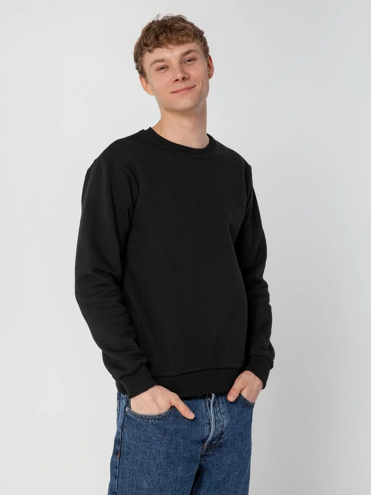 Толстовка Unit Toima Heavy черная - фото 7